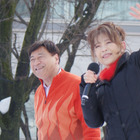 夢グループ石田重廣社長と保科有里、さっぽろ雪まつり会場に登場！「安い、安～い」実演で来場者歓喜 画像