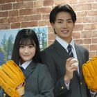黒氏萌楓＆佐藤泰心がセンバツ応援イメージキャラクターに抜擢、ドキドキの初会見に「一歩成長した」と手応え 画像