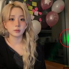 誕生日配信中にレーザー被害に遭ったNMIXXヘウォン、ファンも「度を越えたいたずら」と憤慨 画像