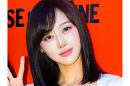 体の半分以上が脚…？aespa・ジゼル、ミニ丈パンツから伸びる美脚にファン衝撃「異次元」「長すぎ」 画像