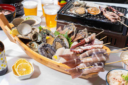 淡路島の観光複合施設で「海鮮バーベキュー」7日よりスタート！新鮮なアワビの“生きたまま網焼き”も提供