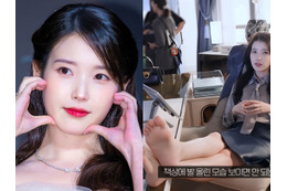 IU、机に足を乗せる“失礼な姿”を即謝罪！「見せちゃいけないのに…」と役柄の傲慢さに全力フォロー 画像