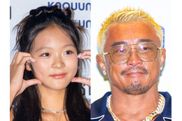 秋山成勲の娘サランちゃん、“モデル級スタイル”に成長！178cm父も驚き「肩ほぼ同じ」 画像