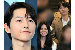 俳優ソン・ジュンギ、イギリス出身妻とともに初めて公式の場に登場！仲睦まじい姿が話題 画像
