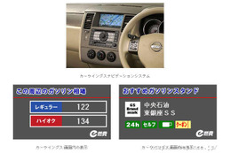 カーウイングスでe燃費情報を提供、割引クーポンも 画像