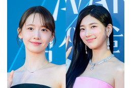“国民の初恋”2人の授賞式の衣装が被った!?少女時代・ユナ＆スジ、稀な事態も異なる魅力で感嘆誘う 画像