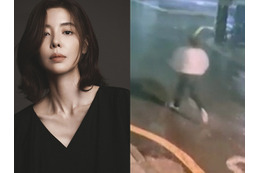 強盗の恐怖映像が明らかに!! 人気女優キム・ギュリが逃げる決定的瞬間 画像