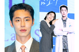 兵役中なのに会場に登場!? 俳優イ・ジェウク、主演ドラマ制作発表会に“等身大パネル”で参加 画像