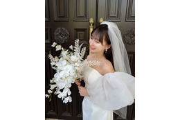 田中美久、「幸せにしてくれる？」美しすぎるウェディングドレス姿を披露！