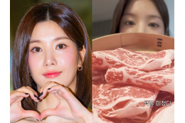 「服のボタンが…」IZ*ONE出身ウンビ、日本で“爆食”！行きつけのすき焼き店も紹介 画像