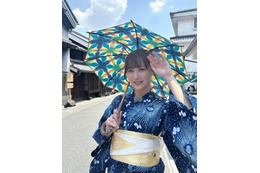 SKE48・鎌田菜月、今年初の浴衣姿に「和装が似合う」「めっちゃ浴衣美人」の声