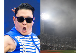 野球ファンナメてるvs仕方ない…『カンナムスタイル』歌手の公演仕掛けでプロ野球の試合中断 画像