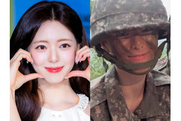 顔面“真っ黒”でも可愛すぎ…ユナ、軍服姿を公開！隠しきれない美貌に反響「さすが」「これは強い」 画像