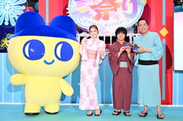 ゆうちゃみ＆エバースが浴衣姿で登場！ゆうちゃみが史上最小の「たまごっち」に大興奮