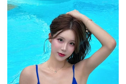 「デッカい！」「そこ代わって」豊満ボディの韓国美女チア、愛猫とのラブリーな日常公開 画像