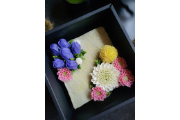 秋の草花をあんクリームで表現！フラワーケーキ「花暦〈秋〉」14日より発売