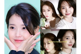 11歳差の親友！IU、新曲を『トッケビ』女優ユ・インナに捧げる 16年間の写真を大量公開 画像
