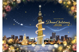 東京スカイツリータウン、約40万球のクリスマスイルミを11月5日開始