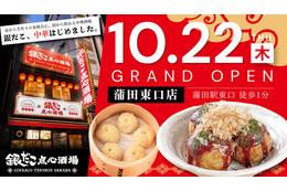 銀だこ点心酒場、蒲田駅東口に2号店！小籠包やたこ焼、記念価格も