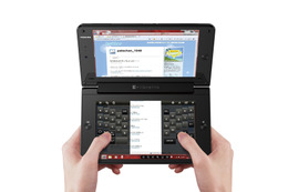 東芝、2画面タッチ液晶搭載モバイル「libretto W100/11M」を本日から発売 画像