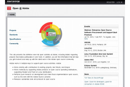 アドビ、SourceForge上にオープンソースプロジェクトポータル「Open＠Adobe」を開設 画像