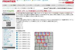 KOUZIRO、付属キーボードで「£」や「々」などが刻印通りに入力できない現象 画像