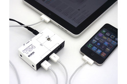 最大電流4アンペア対応の「iPad変電所」、iPadやiPhoneをまとめて同時充電