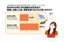 専業主婦になりたくてもなれない――専業主婦願望に関する意識調査 画像