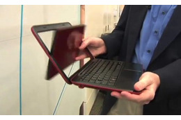 液晶の回転がユニーク！「Dell Inspiron Duo tablet」がIDFでお披露目 画像