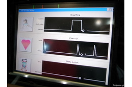 【ITS世界会議10】ドライバーの健康状態を読み取る座席　アイシン精機 画像