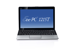 ASUS、AMD製CPU搭載の12.1型ノート「Eee PC 1215T」……実売52,800円 画像