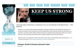Twitterが「＃wikileaks」をブロック!? 　「トレンドトピック」に表示されないWikileaks 画像