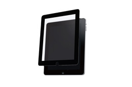 バッファローコクヨ、“100％気泡が入らない”とするiPhone 4/iPad用液晶保護フィルム 画像