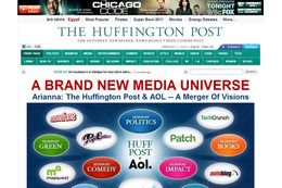 AOLがリベラル系ニュースサイト「ハフィントンポスト」を買収 画像