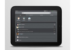 米HP、webOS搭載のタブレット「TouchPad」を発表 画像