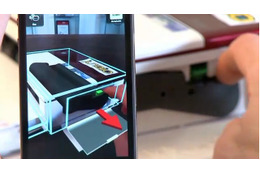 【MWC 2011(Vol.5)】デジタル機器の使用説明をARで表示……metaioのAR 3Dオブジェクトトラッキング 画像