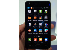 【MWC 2011(Vol.12):動画】Samsung発表の「GALAXY S II」を会場でチェック! 画像