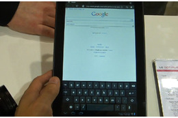 【MWC 2011（Vol.33）：動画】「iPadより快適」……LG、Android 3.0搭載の「Optimus Pad」 画像