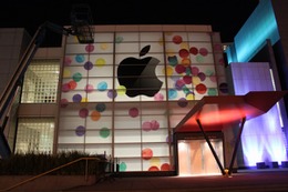 新iPadが発表か?設営が進む現地イベント会場 画像
