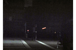 【地震】夜の計画停電を体験……歩行者見えず、自転車も危険 画像