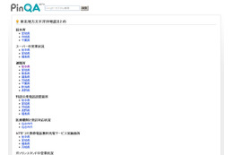 【地震】NTTレゾナント、Q&Aサービス「PinQA」に地震情報まとめページ 画像