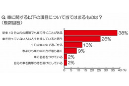 自動車好きの男性500名への意識調査……「自動車に名前をつけている」という人も 画像