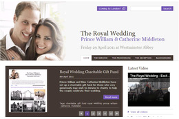 4月29日挙式、英ウィリアム王子「ロイヤルウェディング」公式HPをチェック！ 画像