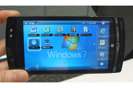 【フォトレポート】Intel AtomとWindows 7搭載の富士通「Windows 7 ケータイ F-07C」 画像