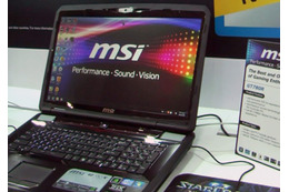 【COMPUTEX TAIPEI 2011（Vol.8）】MSI、10キーロールオーバーに対応したゲーマー向けノートPC 画像