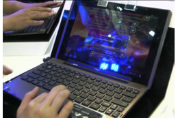 【COMPUTEX TAIPEI 2011(Vol.27)】ASUSTeK、Android 3.1搭載の「Eee Pad Transformer TF 101」を展示 画像