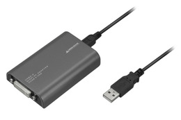 デジタル/アナログのどちらもUSB経由でマルチディスプレイ化できるアダプタ 画像