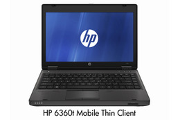 日本HP、省電力で安全なノート型シンクライアント「6360t」発売 画像