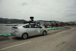 【地震】グーグル、東日本大震災の被災地の記録撮影を開始……ストリートビュー技術を活用 画像