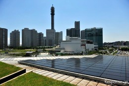 太陽光発電でEVを充電、日産が実証実験を開始 画像